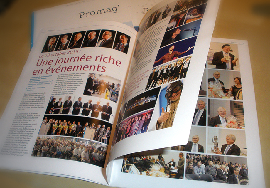 Page intérieure du journal interne Promag de Endress+Hauser