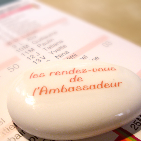 Goodies galet Made in TH dans le cadre d'une cmmunication interne sur l'handicap en entreprise