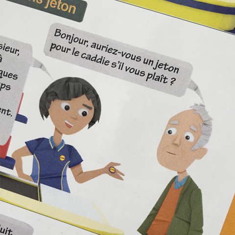 Réalisation d'un fascicule à destination des salariés de l'enseigne Lidl