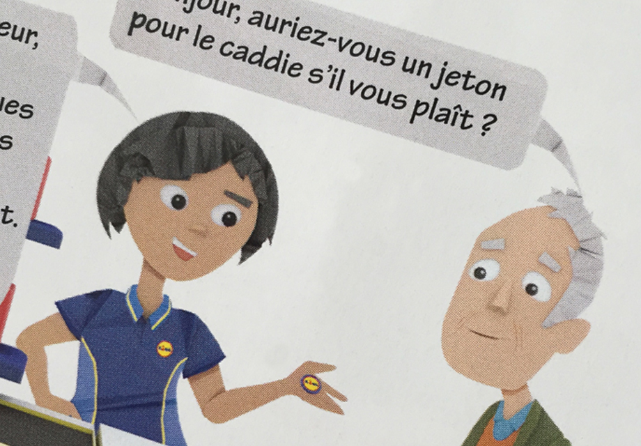 Réalisation d'un fascicule à destination des salariés de l'enseigne Lidl