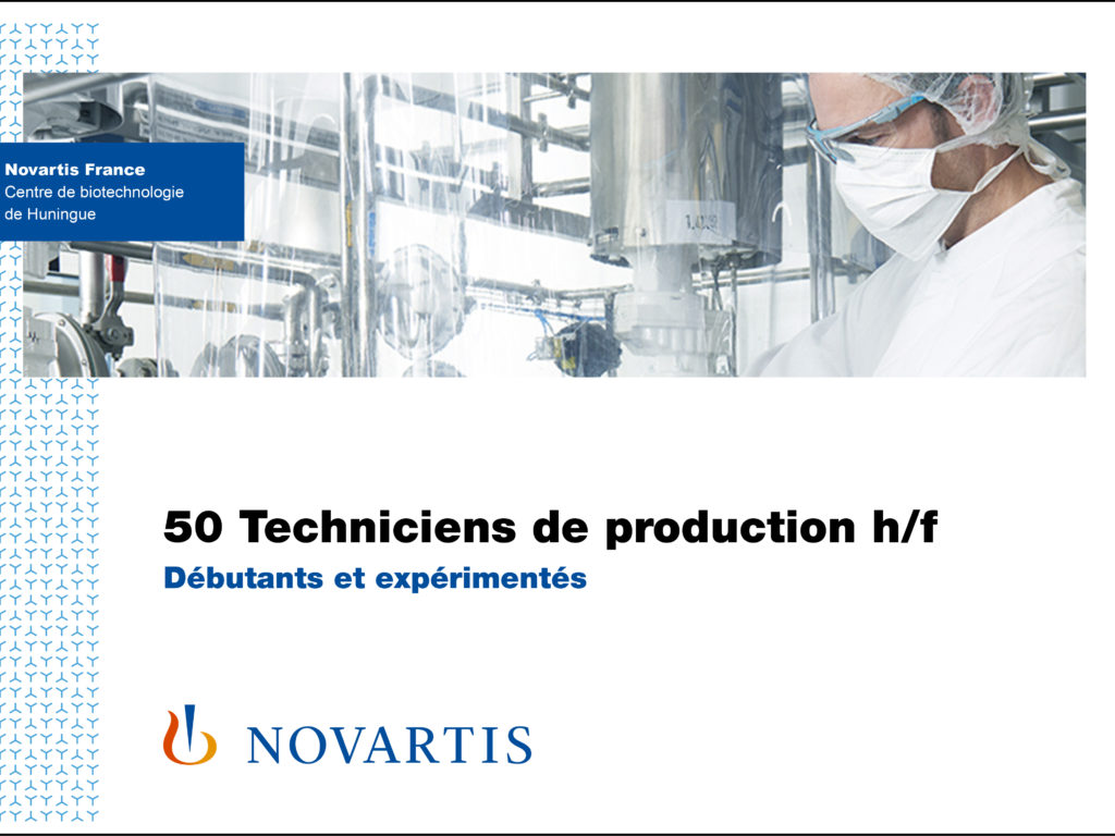 Campagne de recrutement Novartis