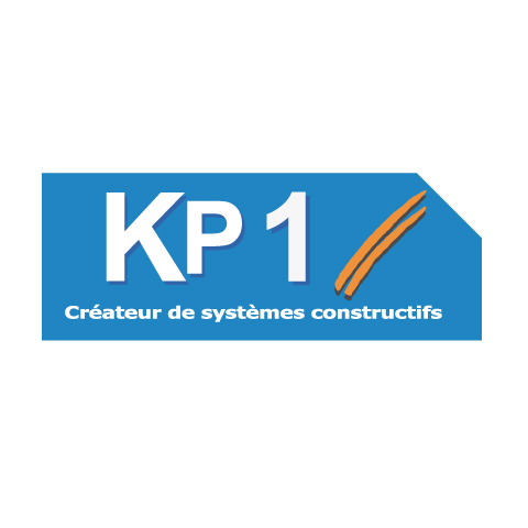 Logo de KP1, créateur de systèmes constructifs