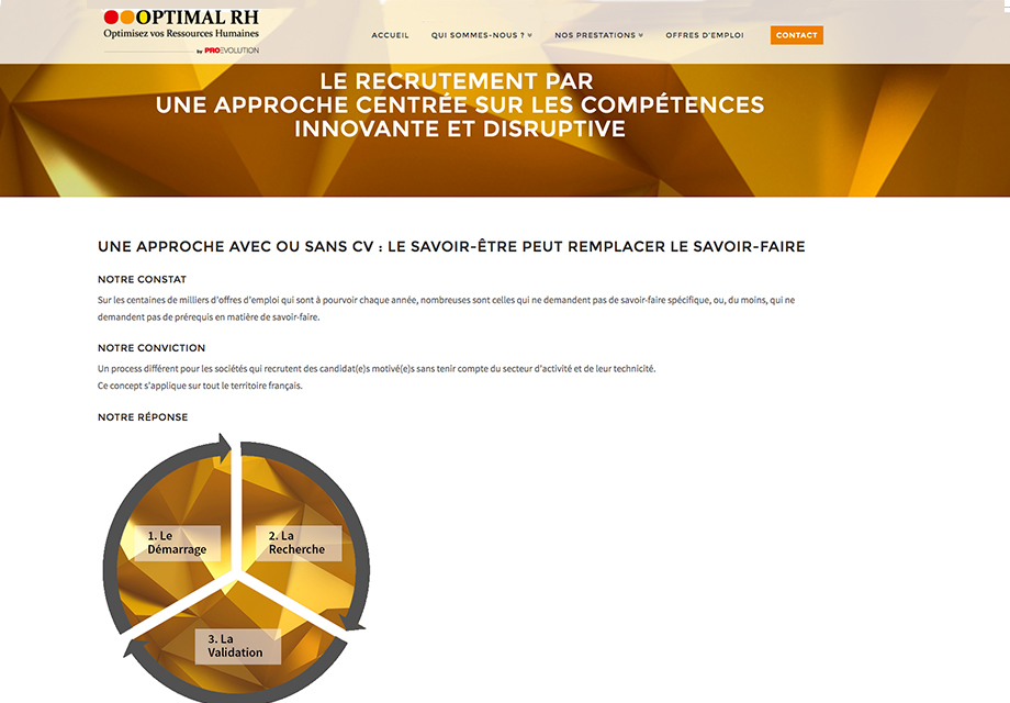 Site Internet Optimal RH Vue page 2